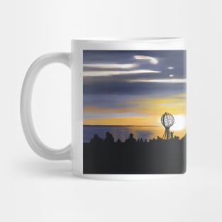 Midnight Sun at North Cape, Norway Mug